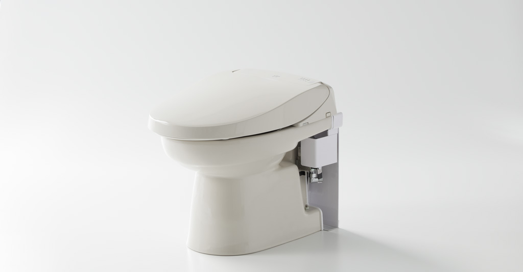 絶品 INAX トイレーナR 洋風簡易水洗便器 止水栓 脱臭暖房便座 手洗付